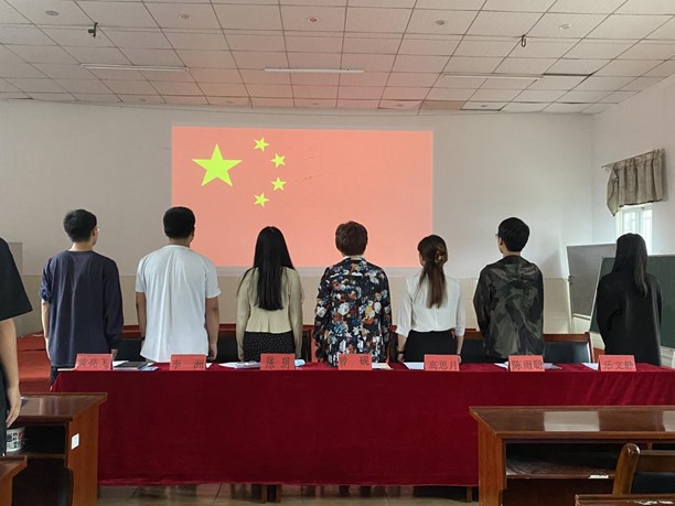 我院舉辦首屆團課結業典禮暨入團儀式