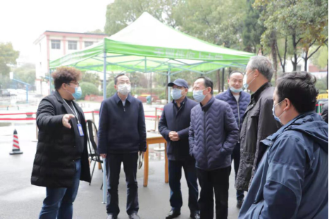 洪山區領導干部蒞臨我院開展聯系“七個一”重點工作 洪山區領導干部蒞臨我院開展聯系“七個一”重點工作