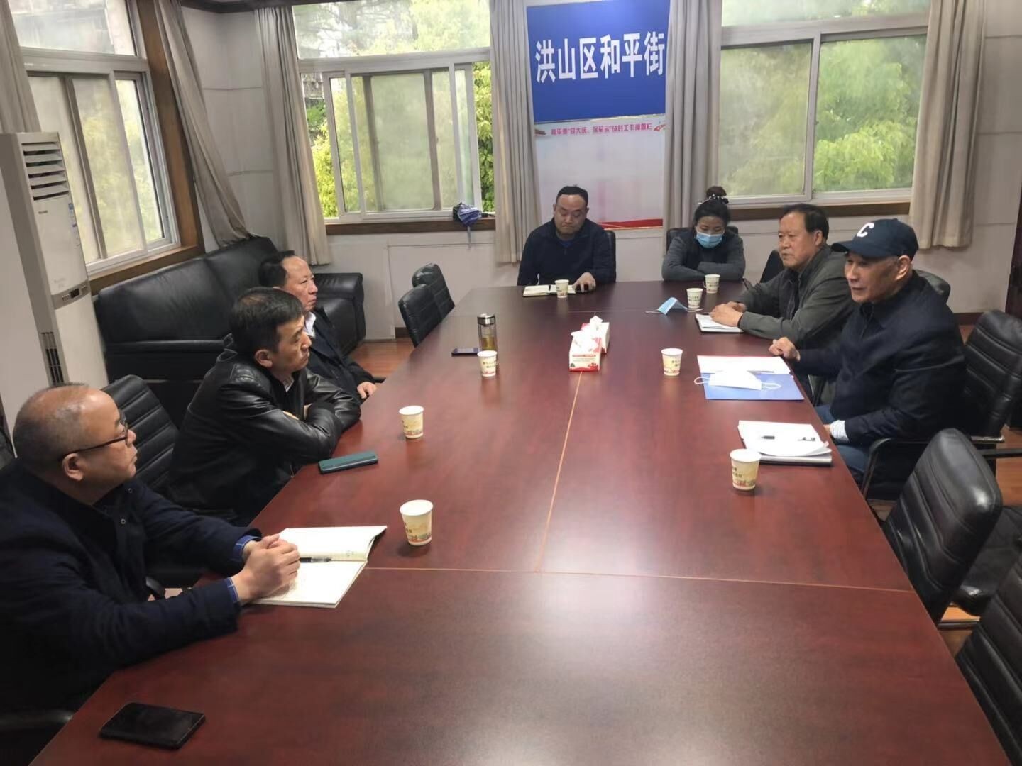 我院領(lǐng)導(dǎo)赴和平街工委專(zhuān)題匯報(bào)學(xué)院黨建工作